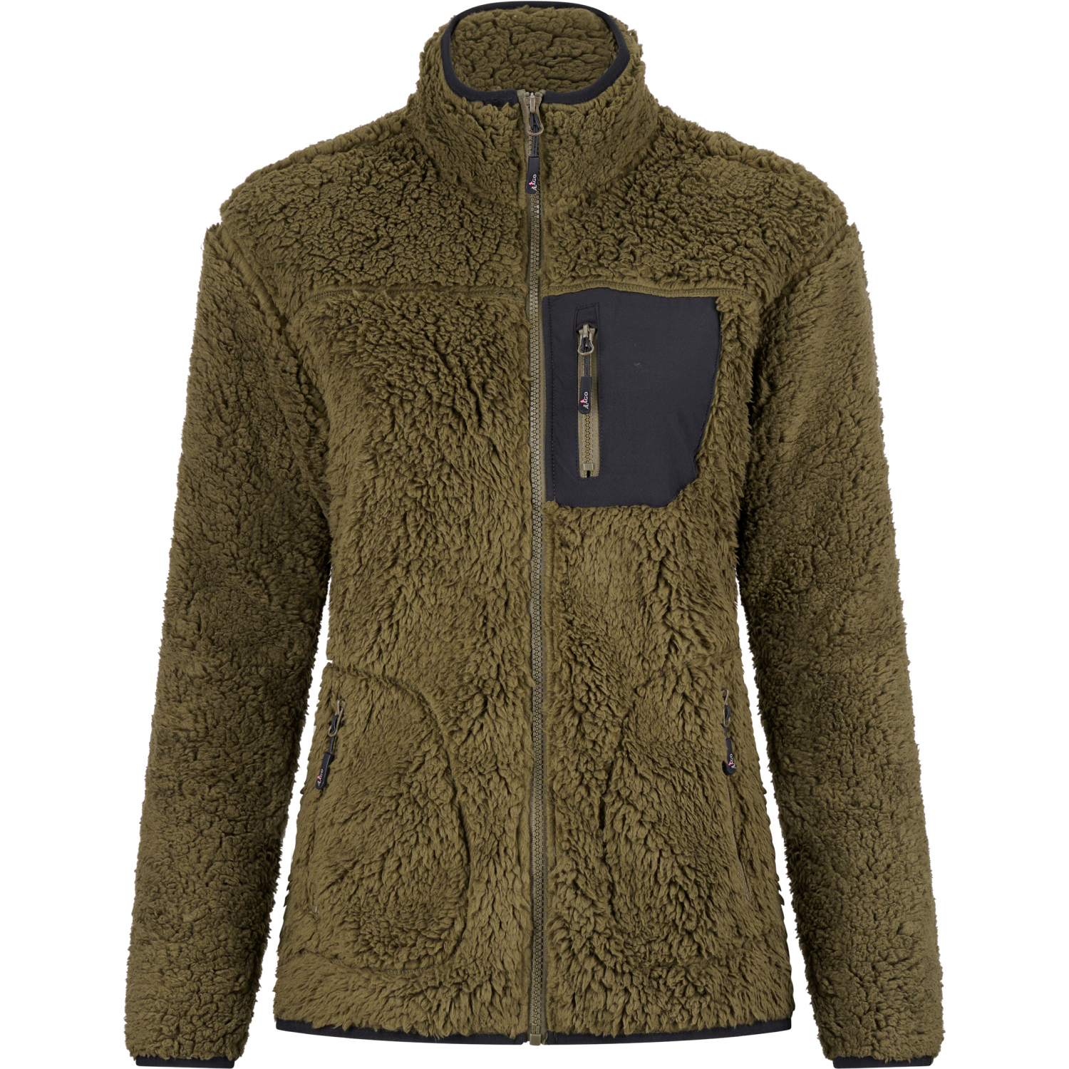 Fibre Fur Jacket Alva Women (Olive\/Black)