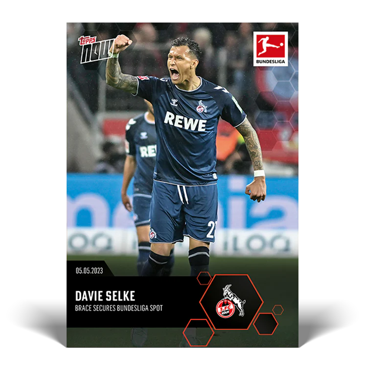Topps UK - Brace secures Bundesliga spot - Bundesliga TOPPS NOW® Card #195