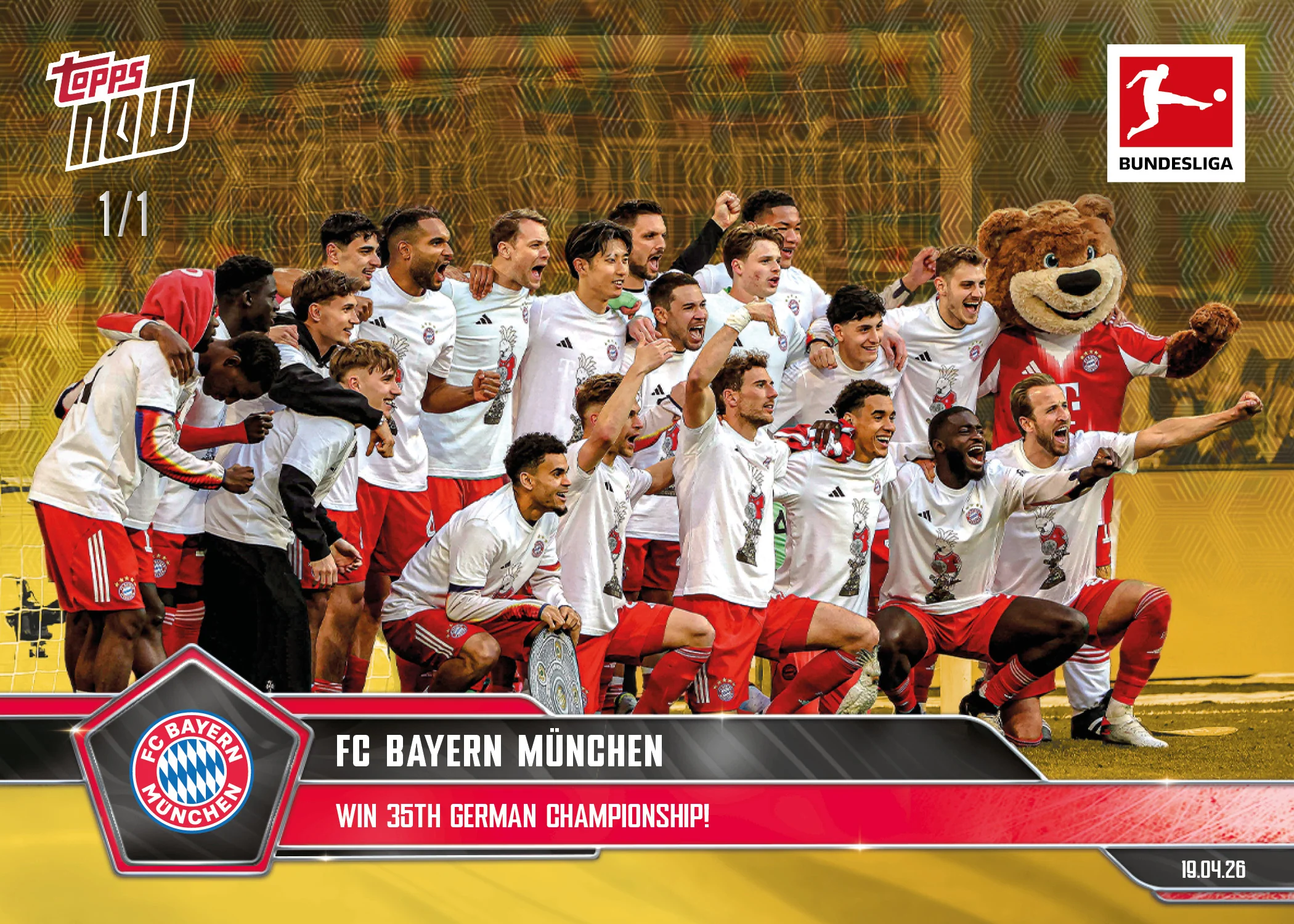 FC Bayern München - 2025-26 Bundesliga Topps NOW® - Card 177