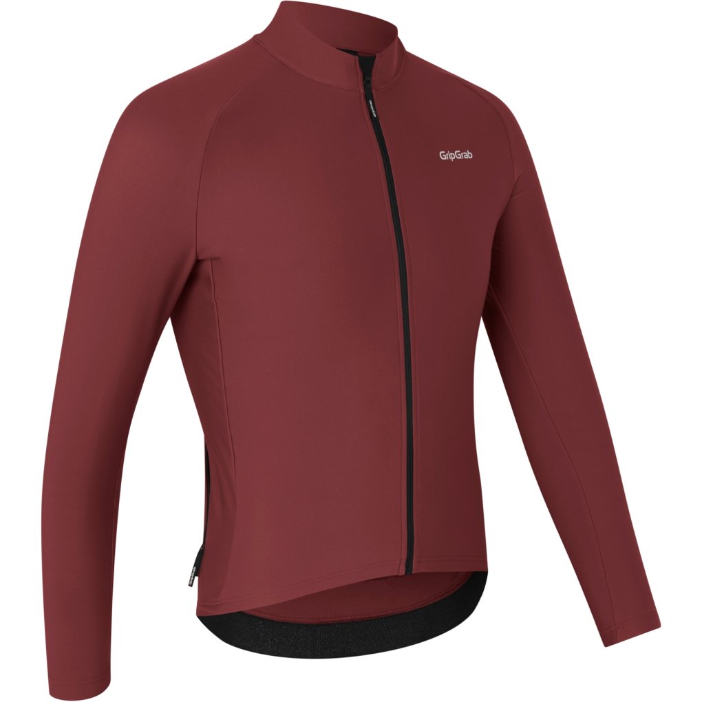 GripGrab PACR Thermal Long Sleeve Jersey Men - Dark Red