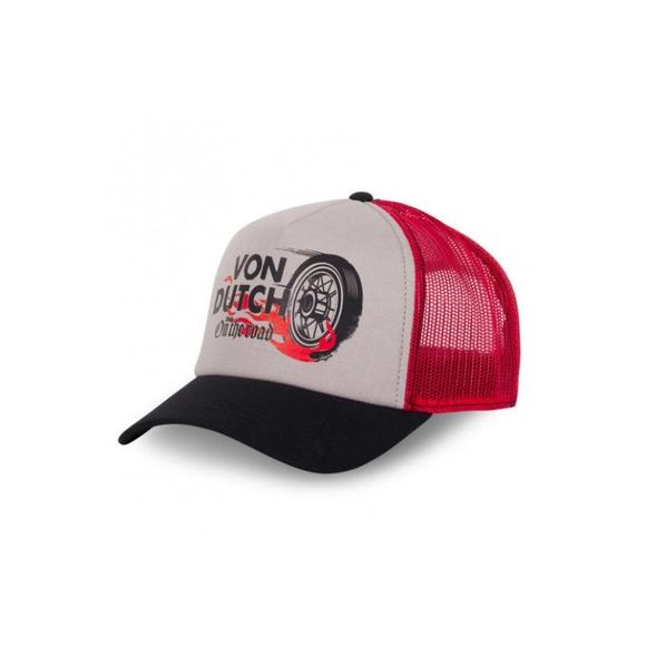 Von Dutch CREW EFFET BAMBOO Cap - RedRef: VDH0206 / VD/1/CT/CREW/21-TU