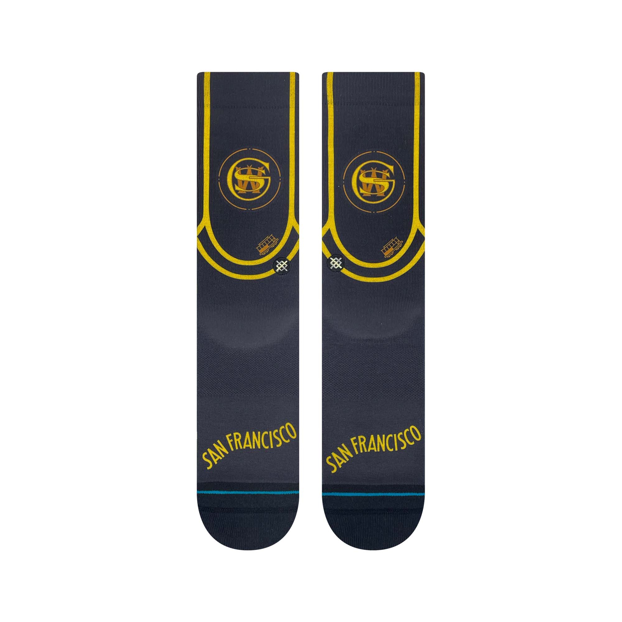 Golden State Warriors 2023/24 NBA City Edition Stance Crew Socks