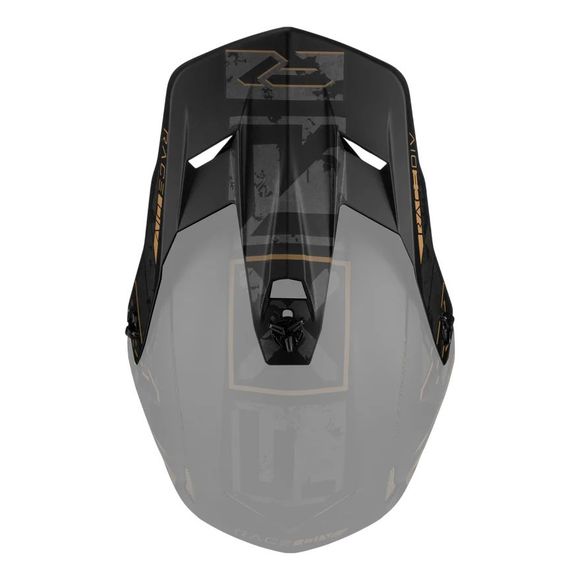 FXR CLUTCH STEALTH 24 2026 MX Visor - BlackRef: FXR0948 / 241709-1500-00