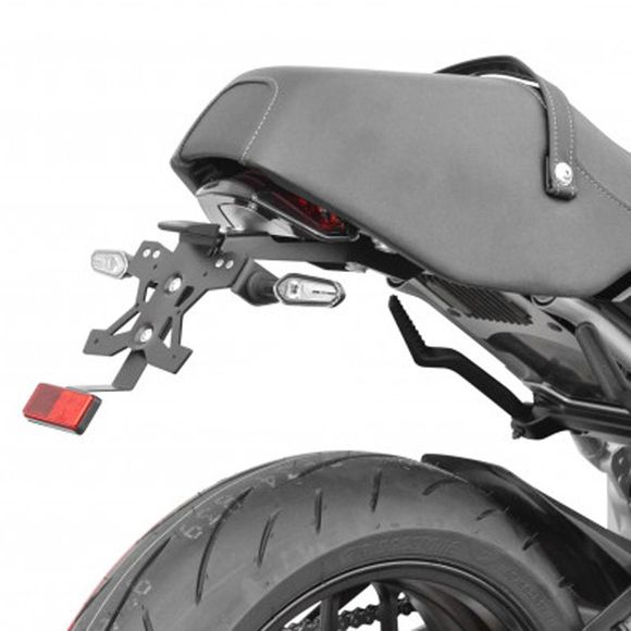 Top block black license plate holder - blackYAMAHA 900 XSR 900 GP - 2024Ref: tb0505 / spey48-3348-874