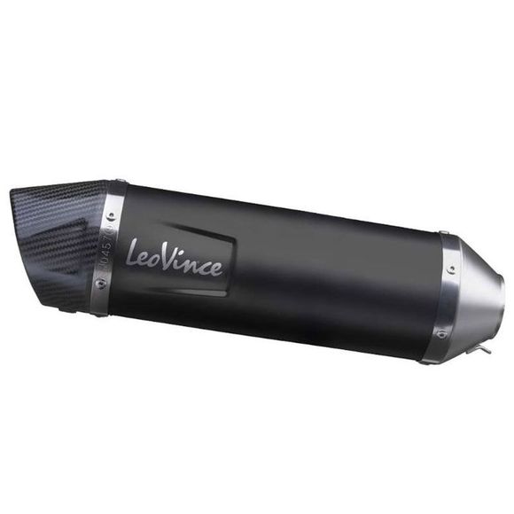 Leo Vince LV One Black Silencer with Carbon Tip - BlackRef: LV1239 / 14346EB