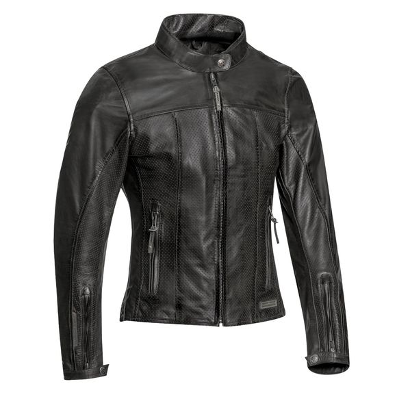 Ixon Crank Lady Air - Black Motorcycle JacketRef: IX1094