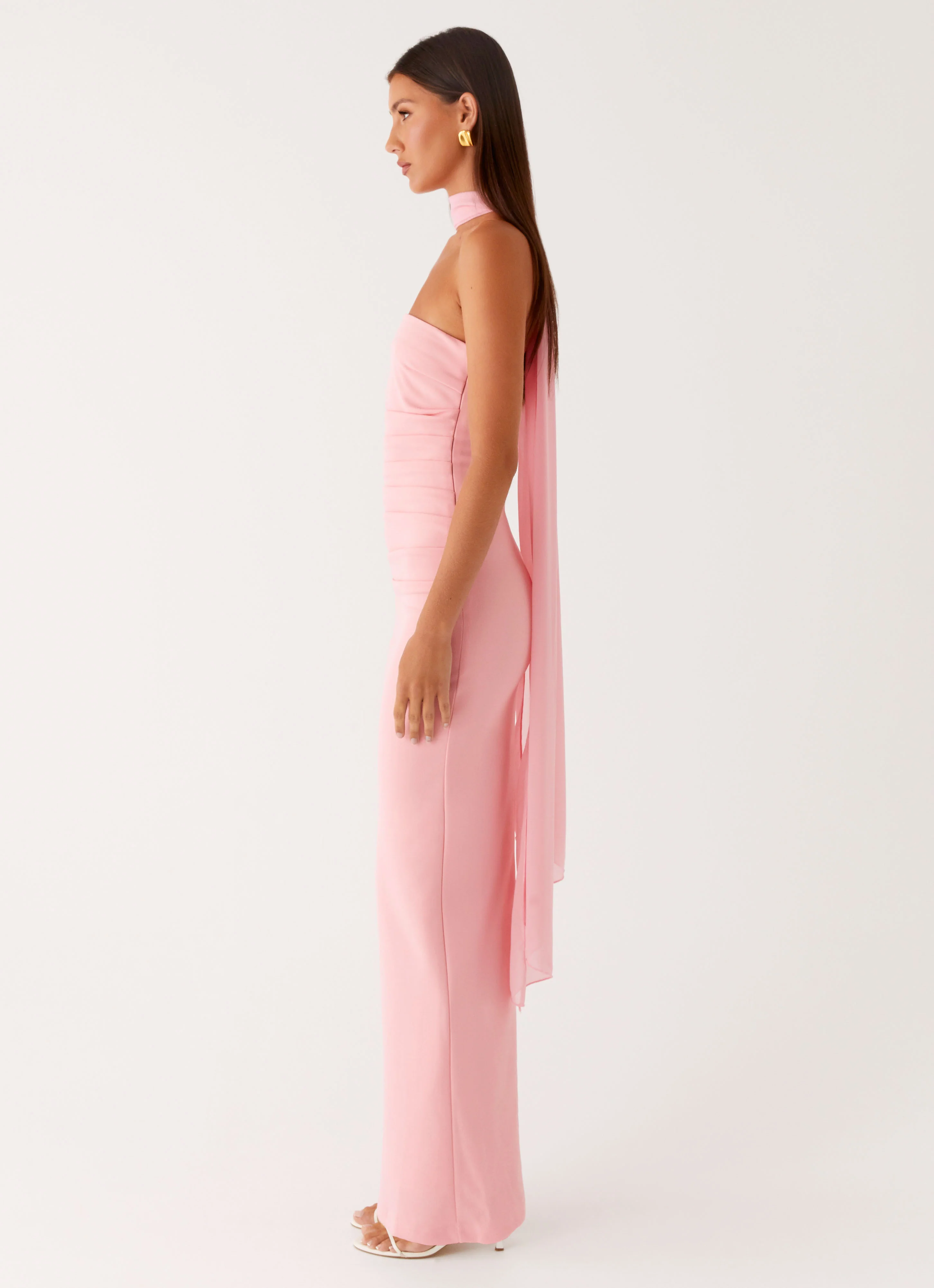 Libra Maxi Dress - Pink