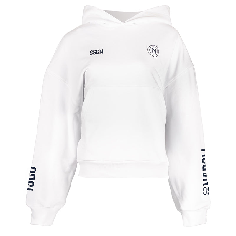 SSC Napoli Marechiaro White Hoodie