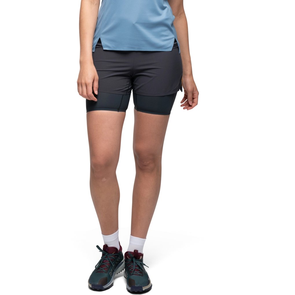 Bergans Y LightLine Fast 5 Inch Shorts Women - dark shadow grey