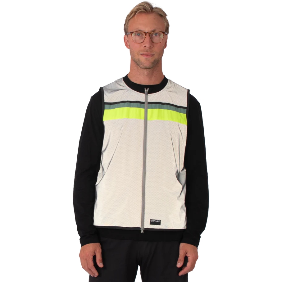 Gofluo Roman Bodyglower Safety Vest - Grey Reflective