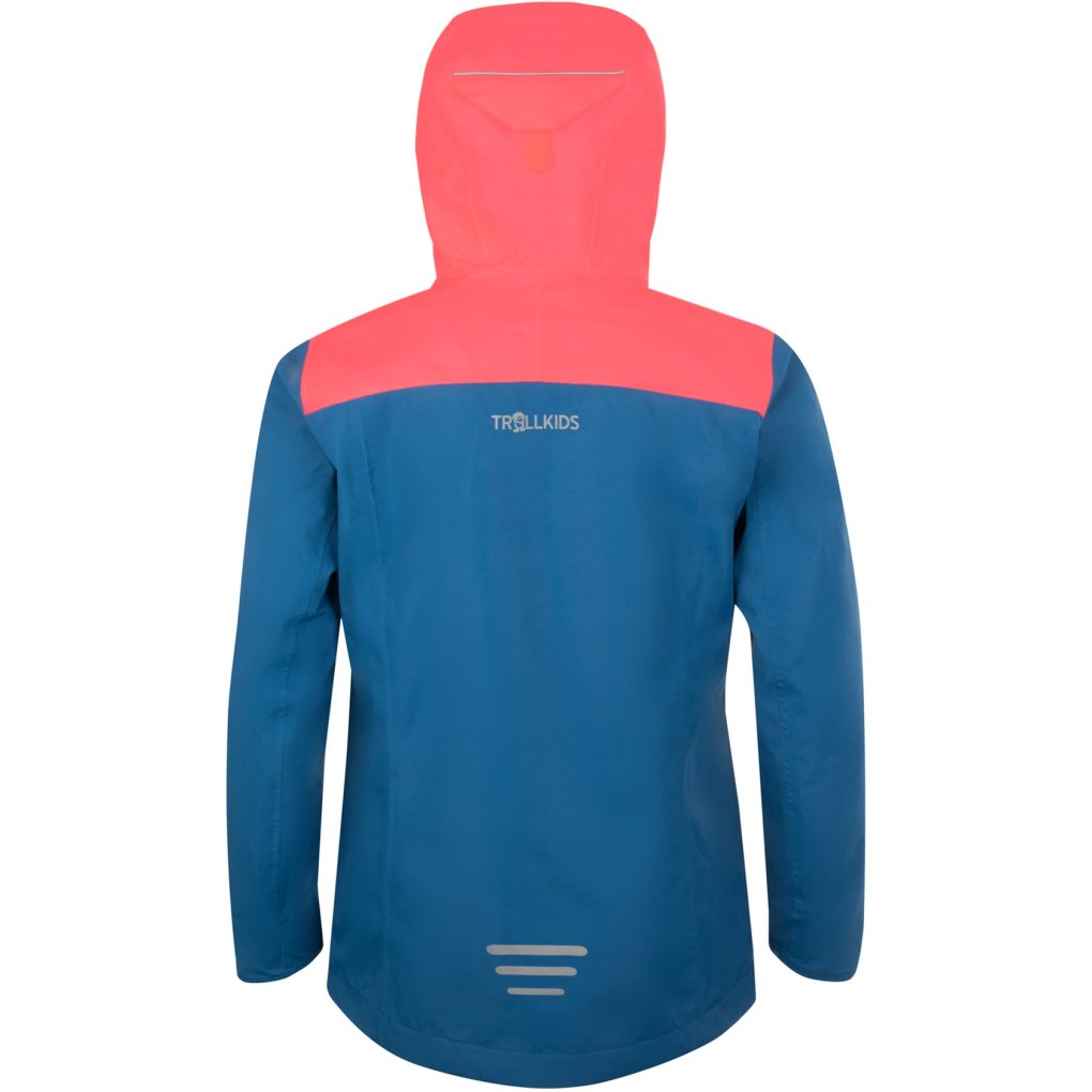 Trollkids Bergen Jacket Girls - Midnight Blue/Coral