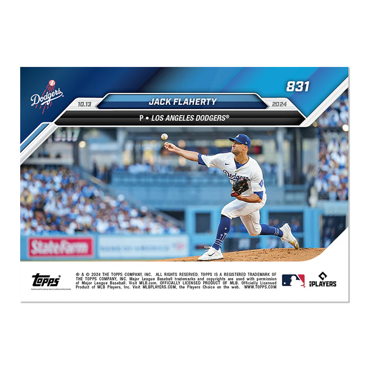 Jack Flaherty - 2024 MLB Topps NOW® Card 831