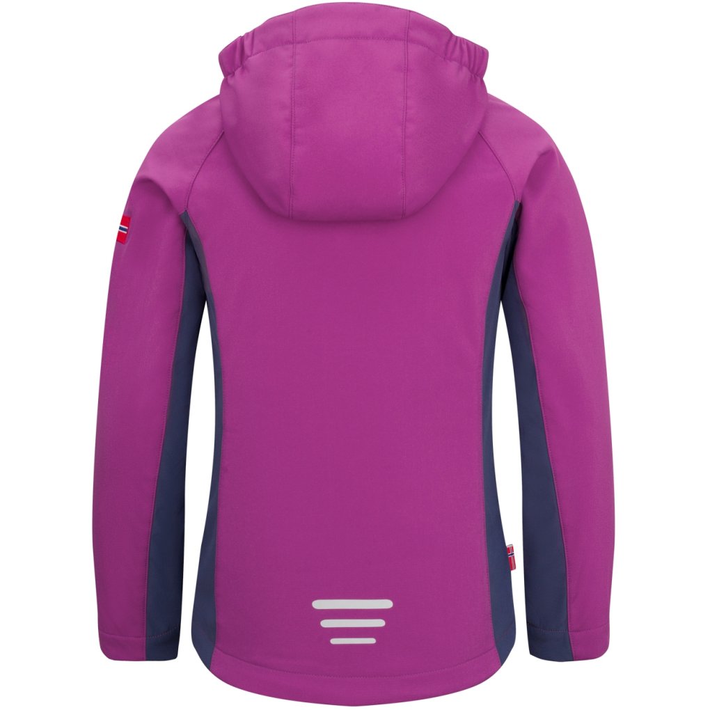 Trollkids Kristiansand Jacket Girls - Mallow Pink/Violet Blue/Papaya