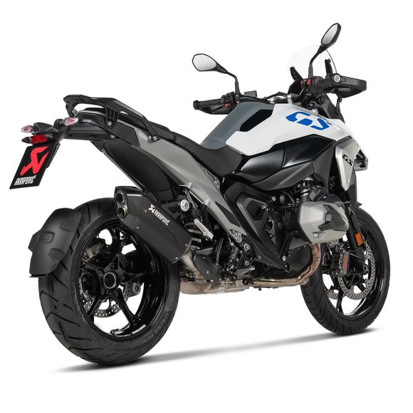 Silencieux Akrapovic Titane noir embout carbone - Gris / NoirRef : SA0043 / 18114623
