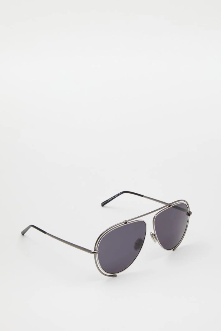 Aviator sunglasses - BLACK SILVER