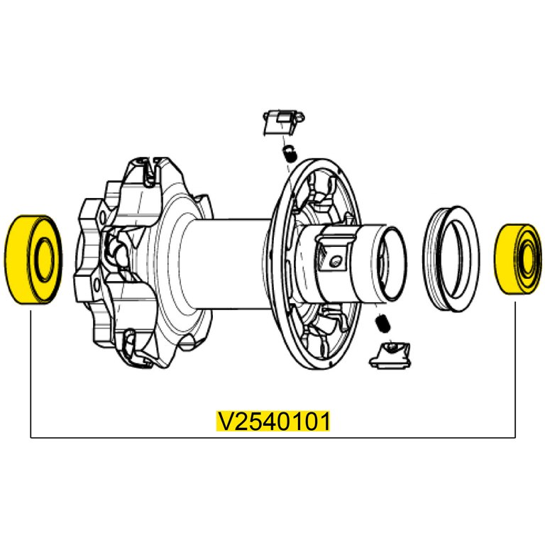 Mavic Rear Wheel Hub Bearing ID360 small - V2560101