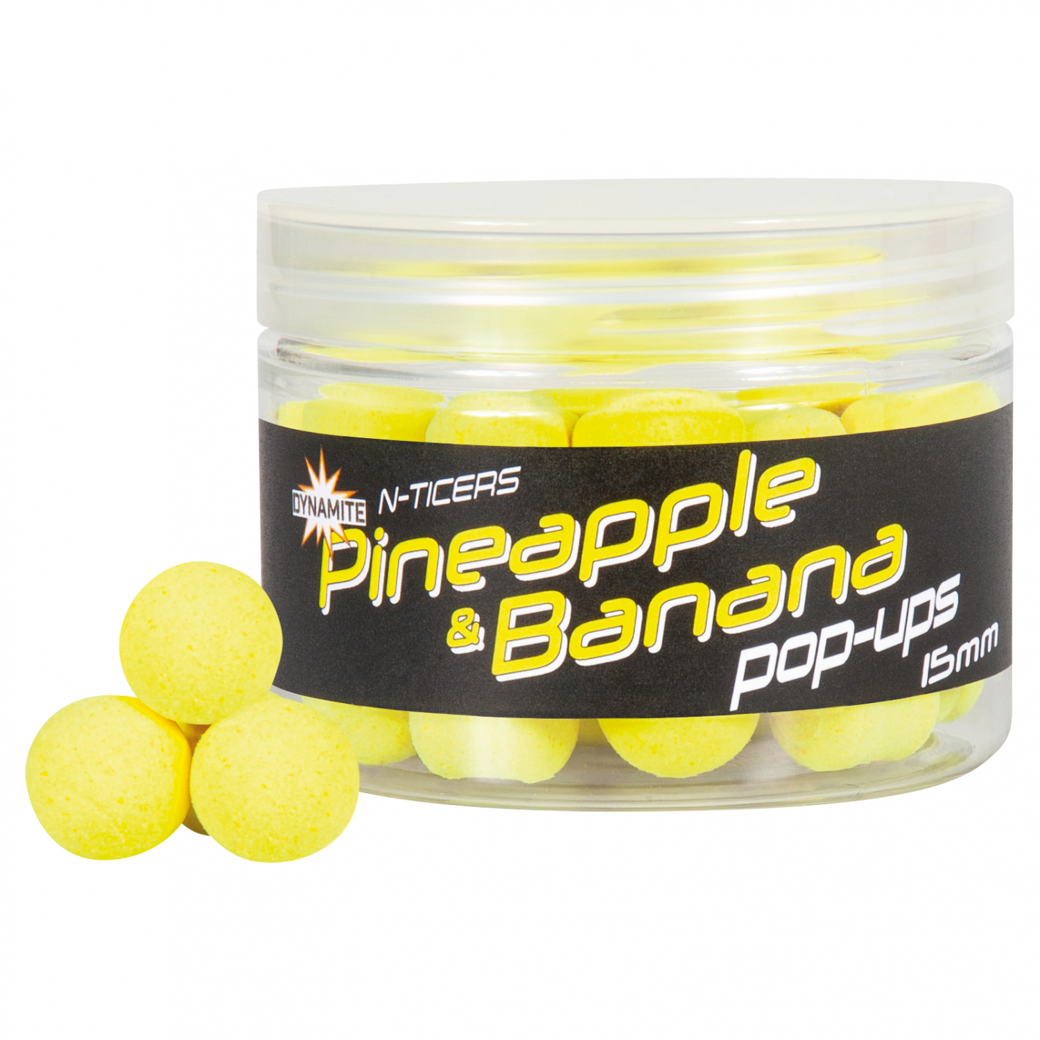 Dynamite N-Ticers Hookbaits (Pineapple & Banana\/yellow)