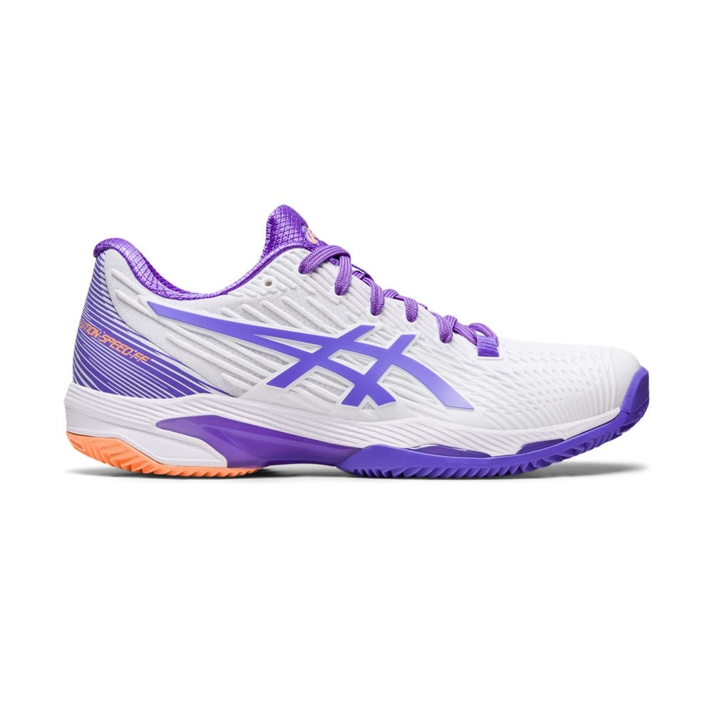 WOMEN’S PURPLE ASICS SOLUTION SPEED FF 2 CLAY 1042A134-104