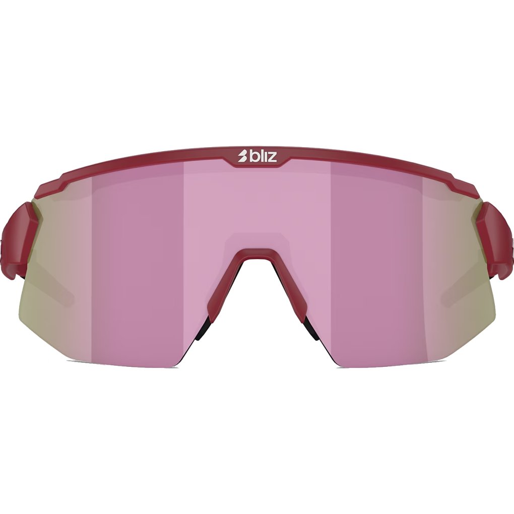 Bliz Breeze Small Glasses - Matt Burgundy - Brown Rose Multi | Pink