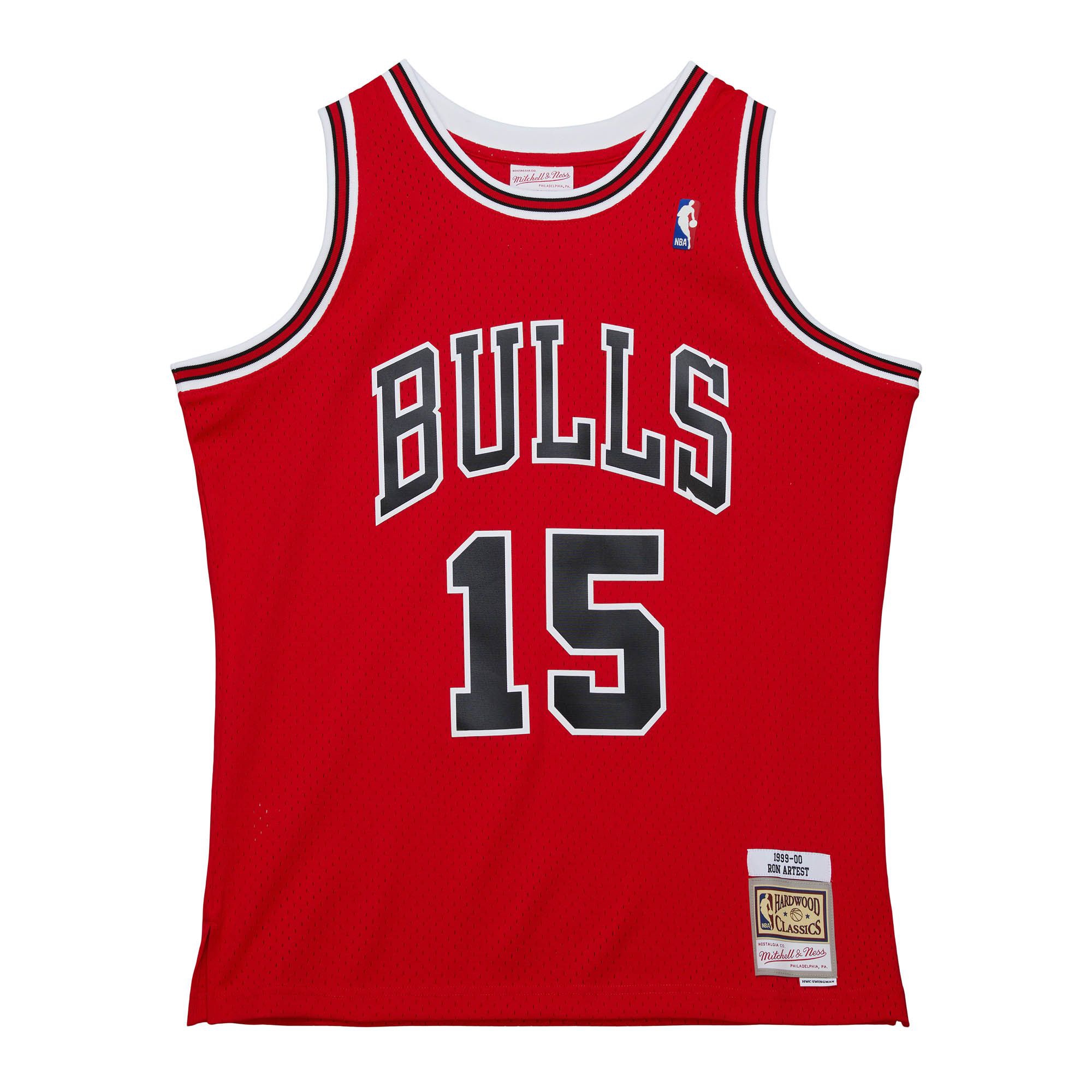 Ron Artest #15 Chicago Bulls 1999-00 Mitchell & Ness Swingman NBA Jersey Red