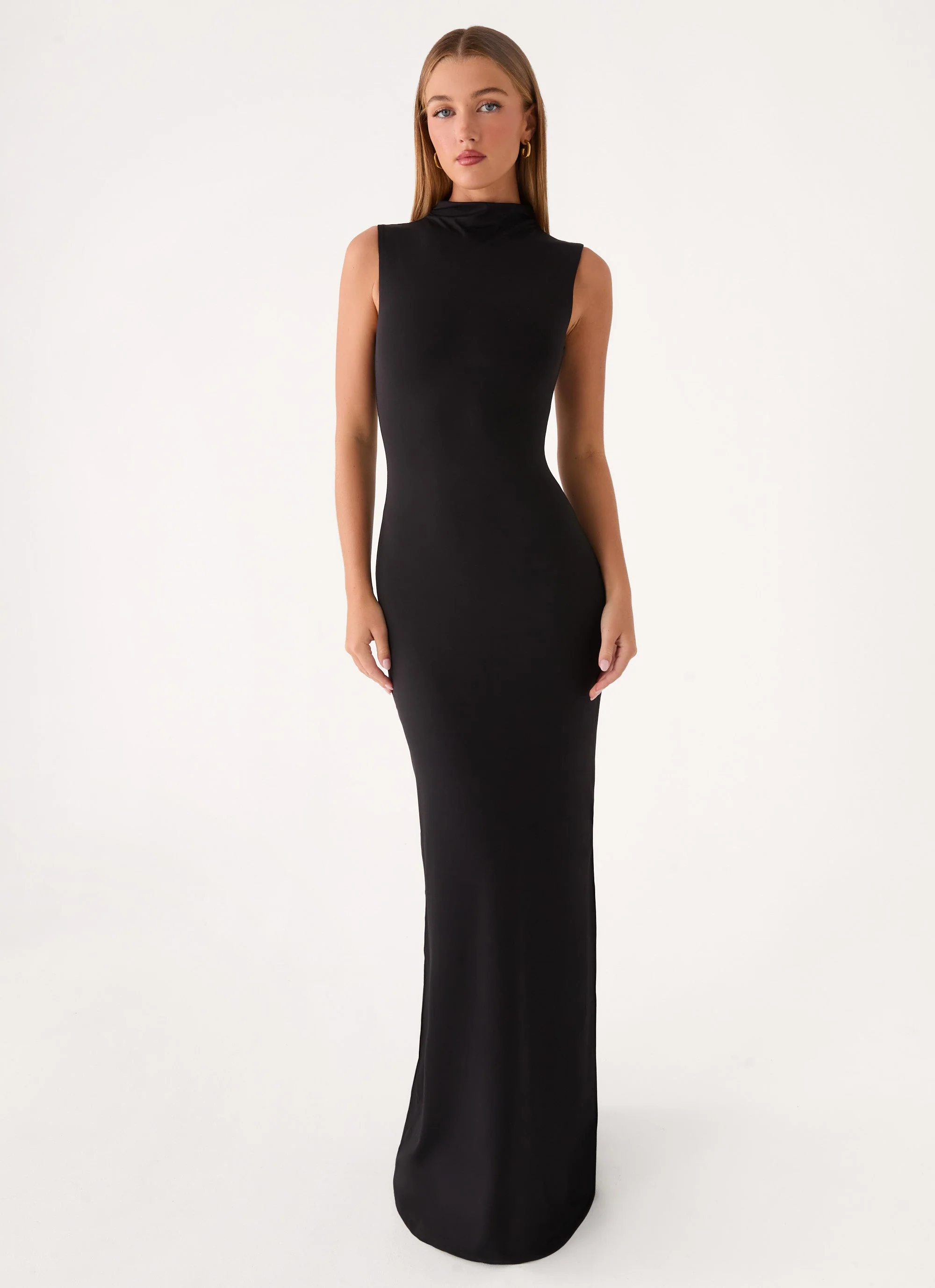 On My Time Maxi Dress - Black