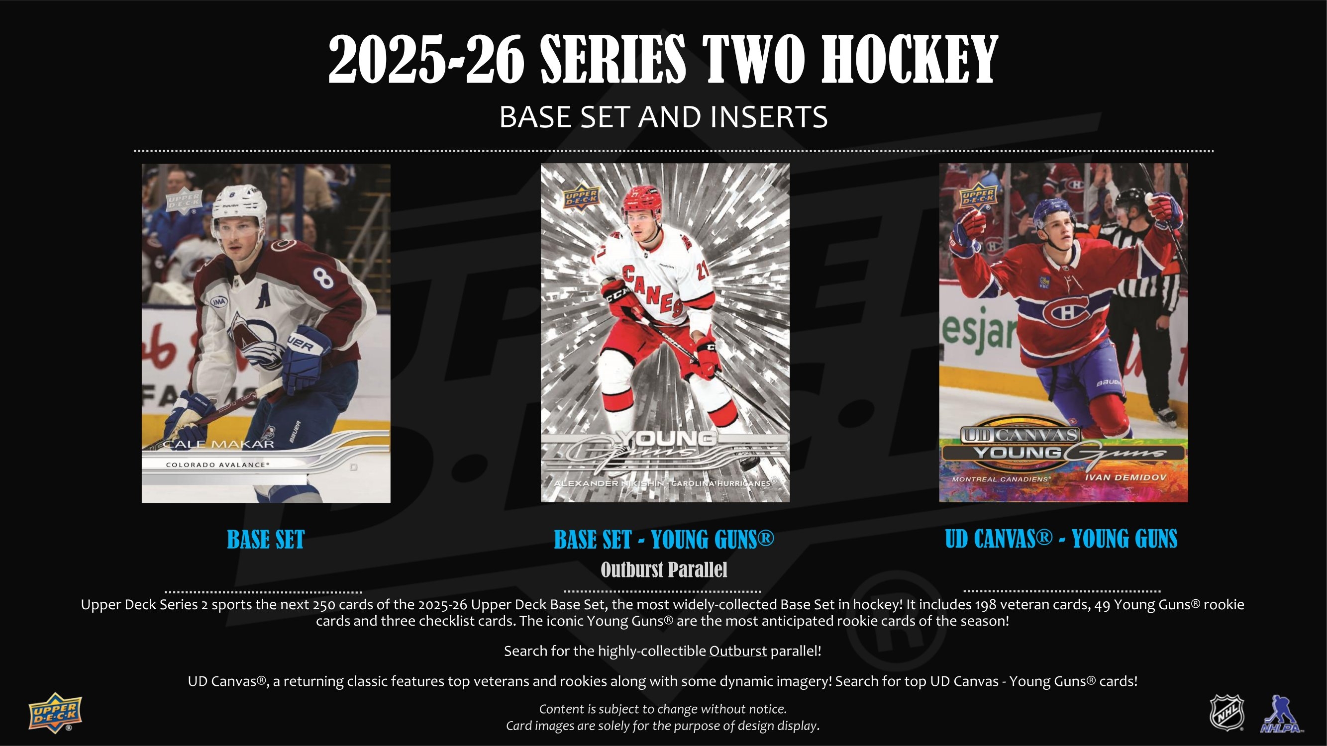 2025/26 Upper Deck Series 2 Hockey NHL Blaster Box