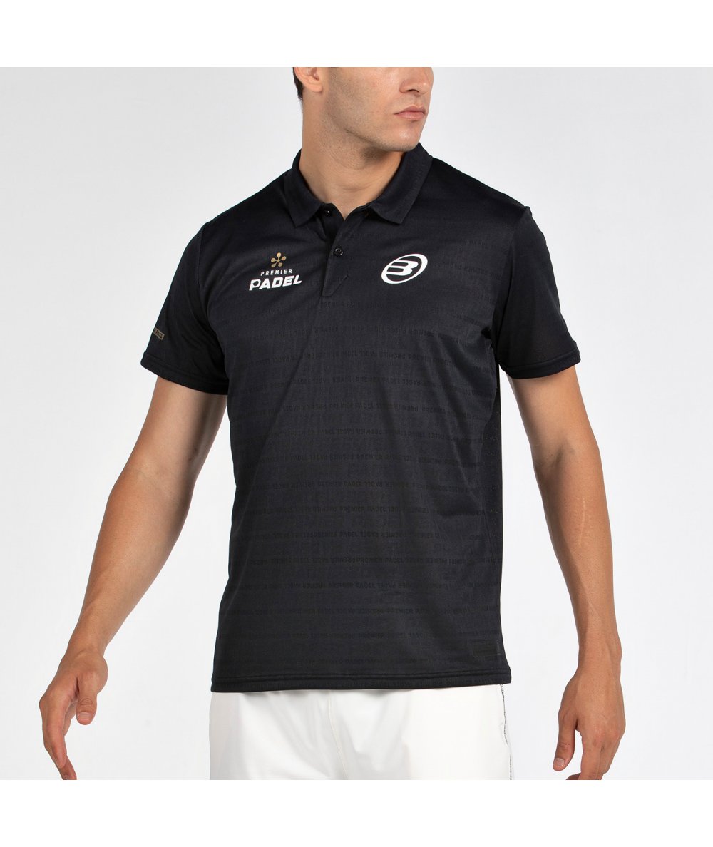 POLO-SHIRT BULLPADEL POMPIER BLACK