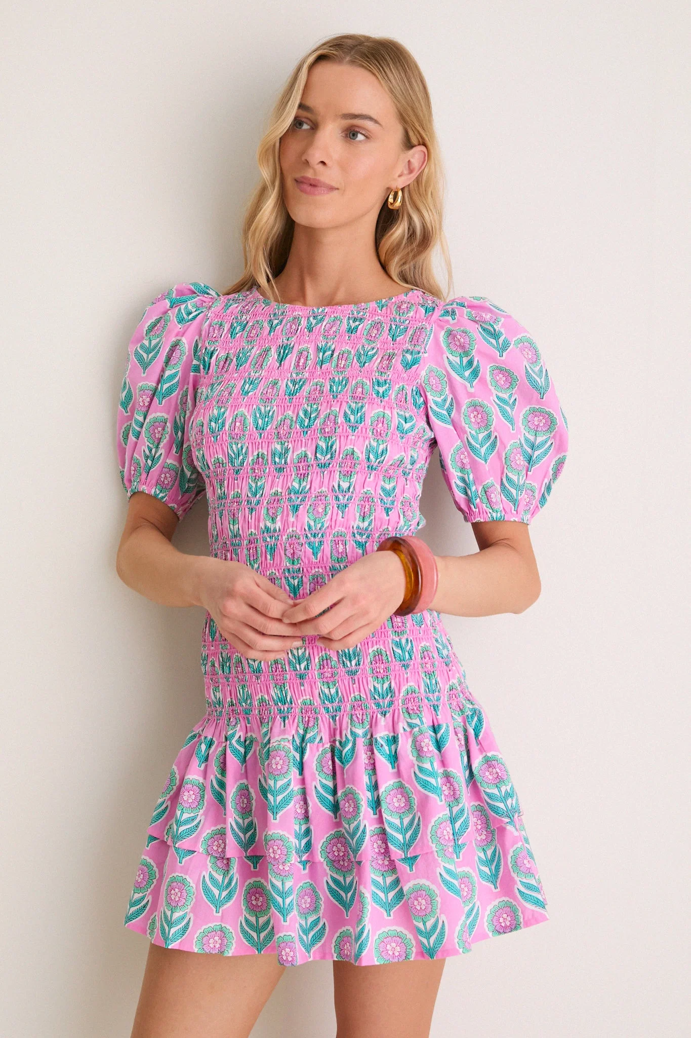 Lilac Buta Nova Mini Dress