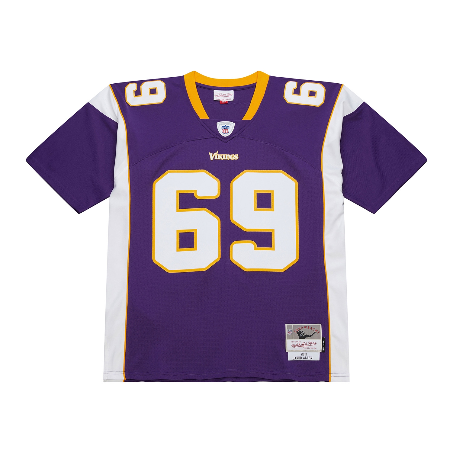 Jared Allen #69 Minnesota Vikings 2011 Legacy Throwback NFL Jersey Purple