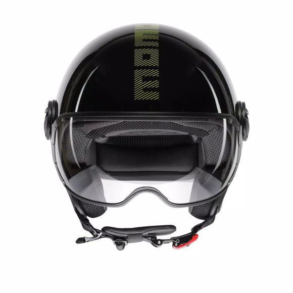 Momo Design FGTR CLASSIC jet helmet - Black / YellowRef: MM0166
