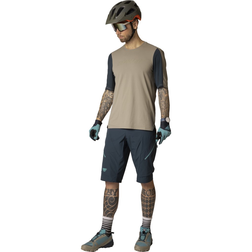 Dynafit Ride Short Sleeve Tee Men - Rock Khaki