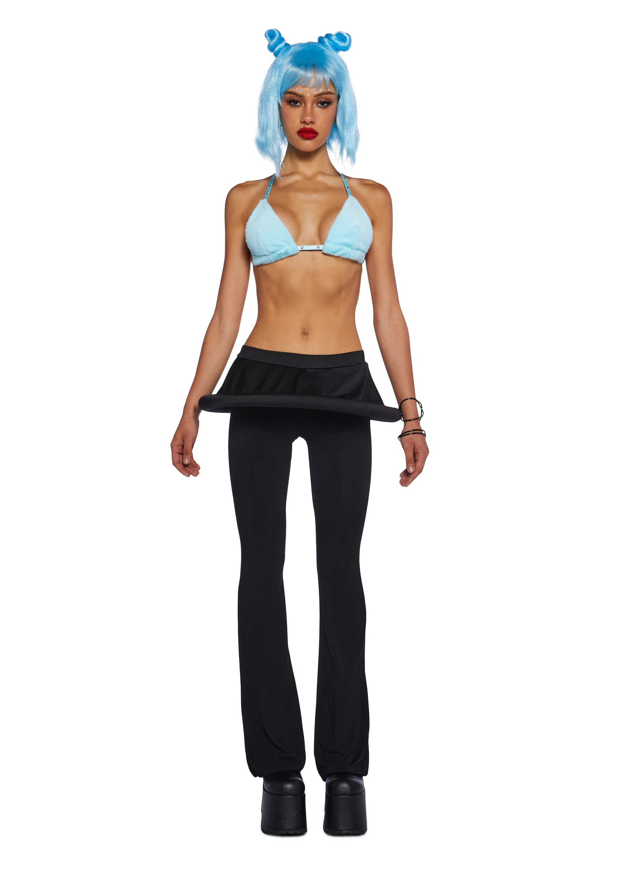 Just A Girl Popstar Costume and Wig Set