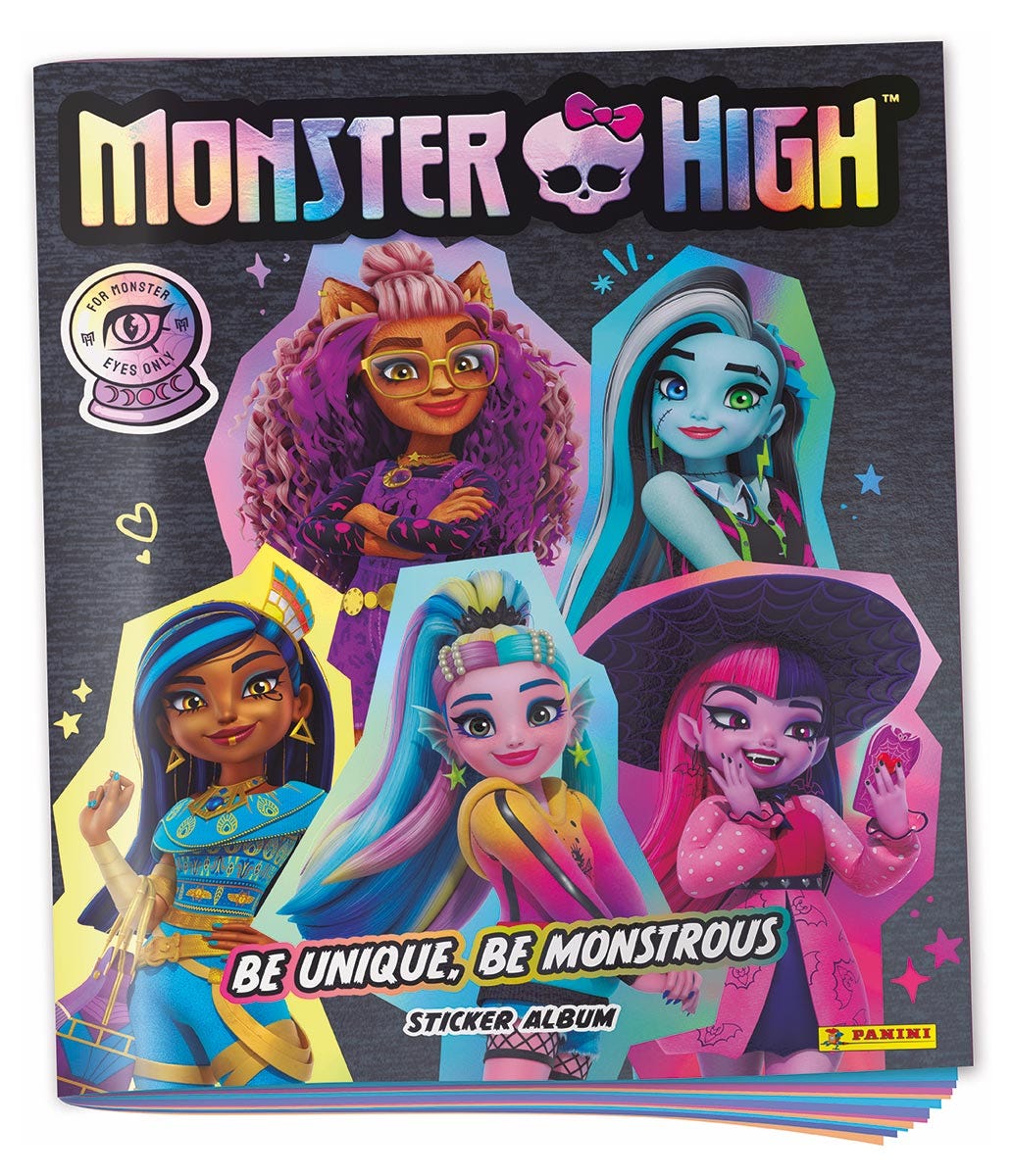 Monster High 2024 - Be Unique, Be Monstrous - missing stickers
