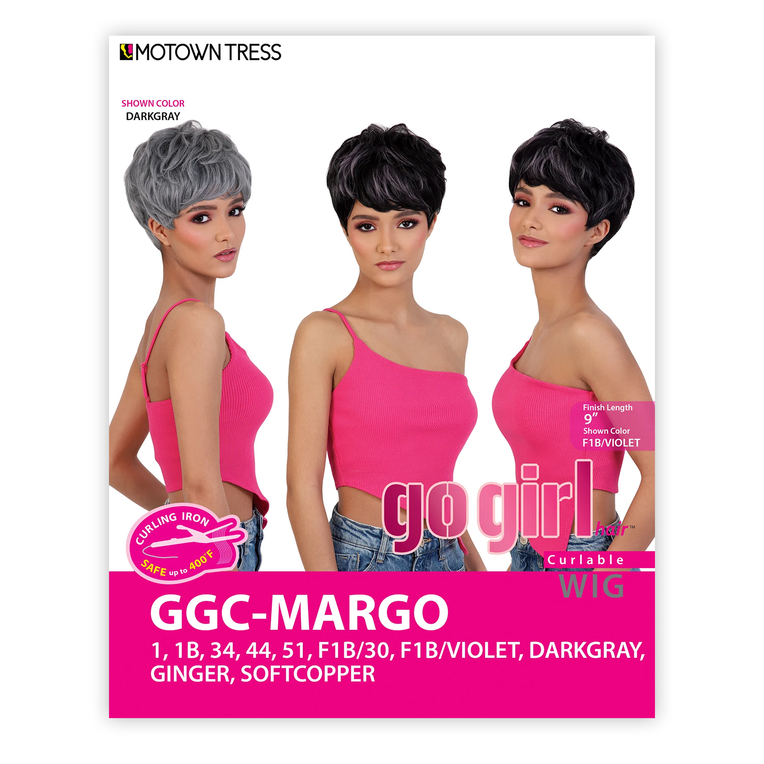 Motown Tress Curlable Wig Go Girl GGC-Margo