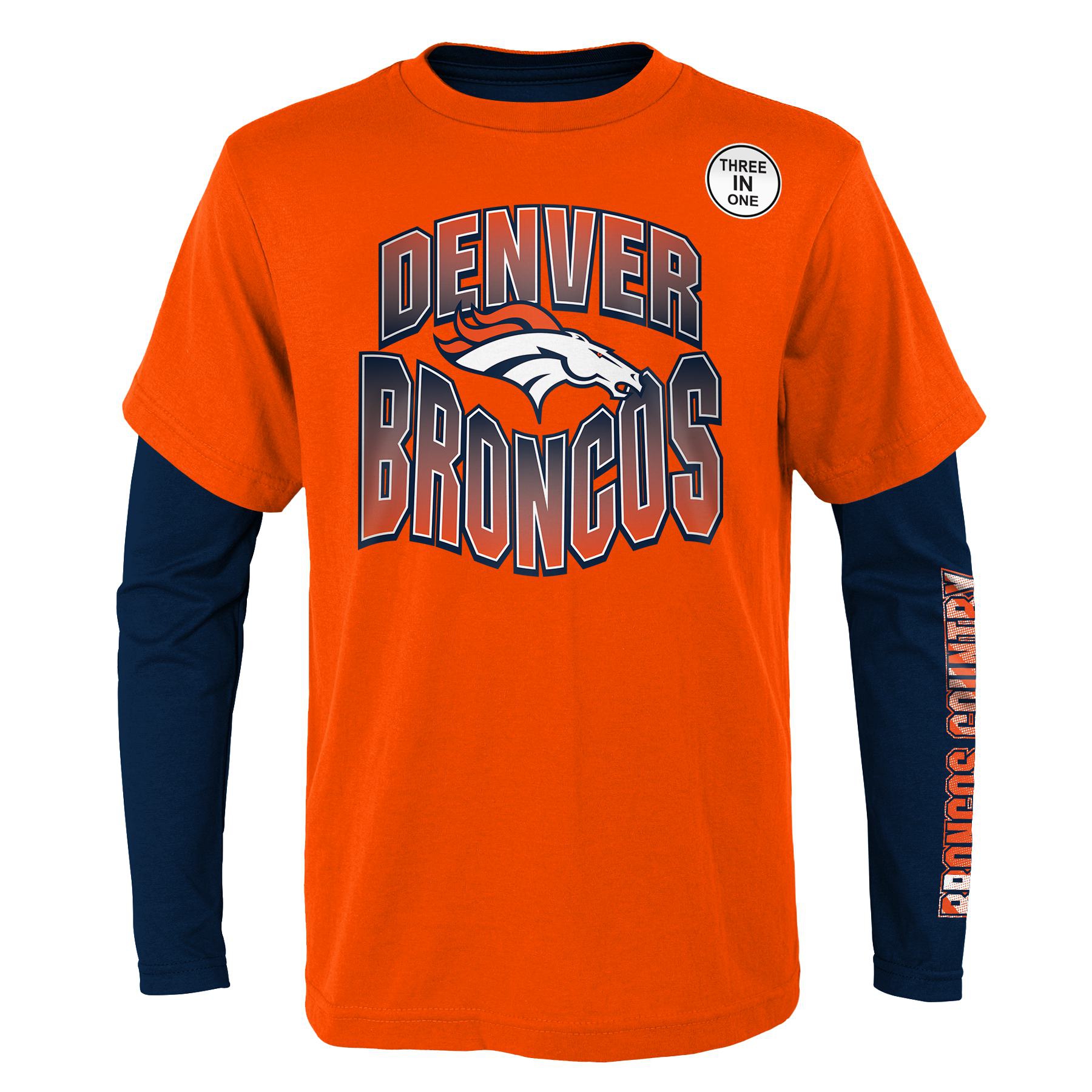 Denver Broncos Game Day 3-in-1 Combo NFL Shirt (YOUTH)
