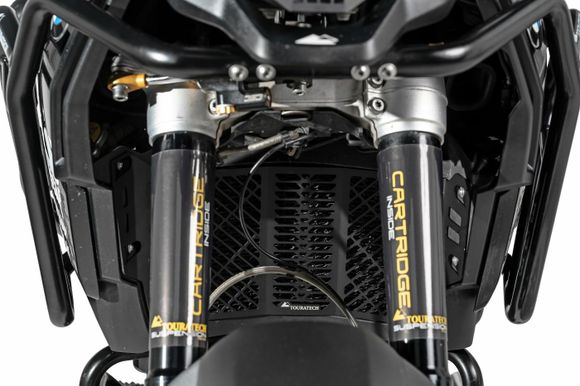Touratech Aluminum radiator protection - BlackBMW 900 F 900 GS - 2024 - 2026Ref: Trt00472A / 01-083-5015-0