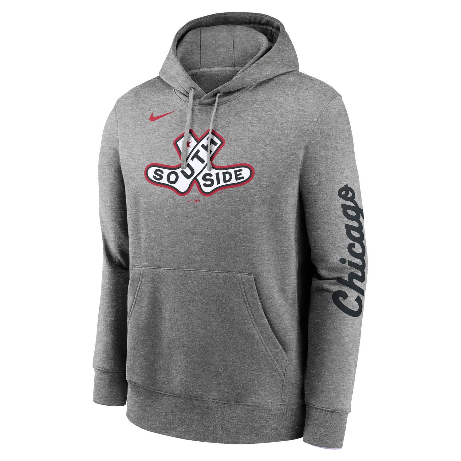 Chicago White Sox City Connect Nike French Terry Club Hoodie Gray