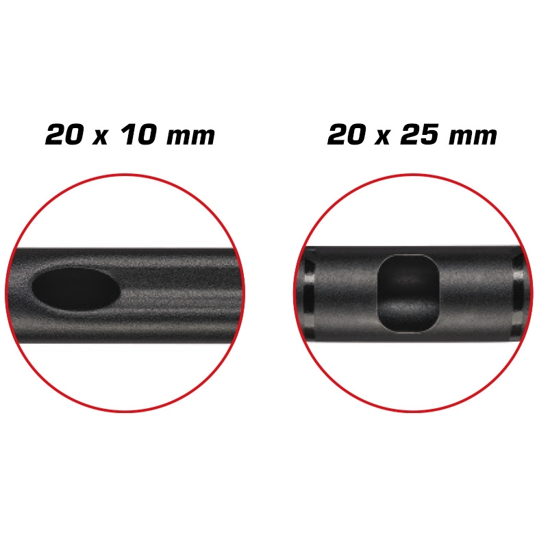 Ergotec Low Riser Bar i 31.8 MTB Handlebar - Safety Level 6 - matt black