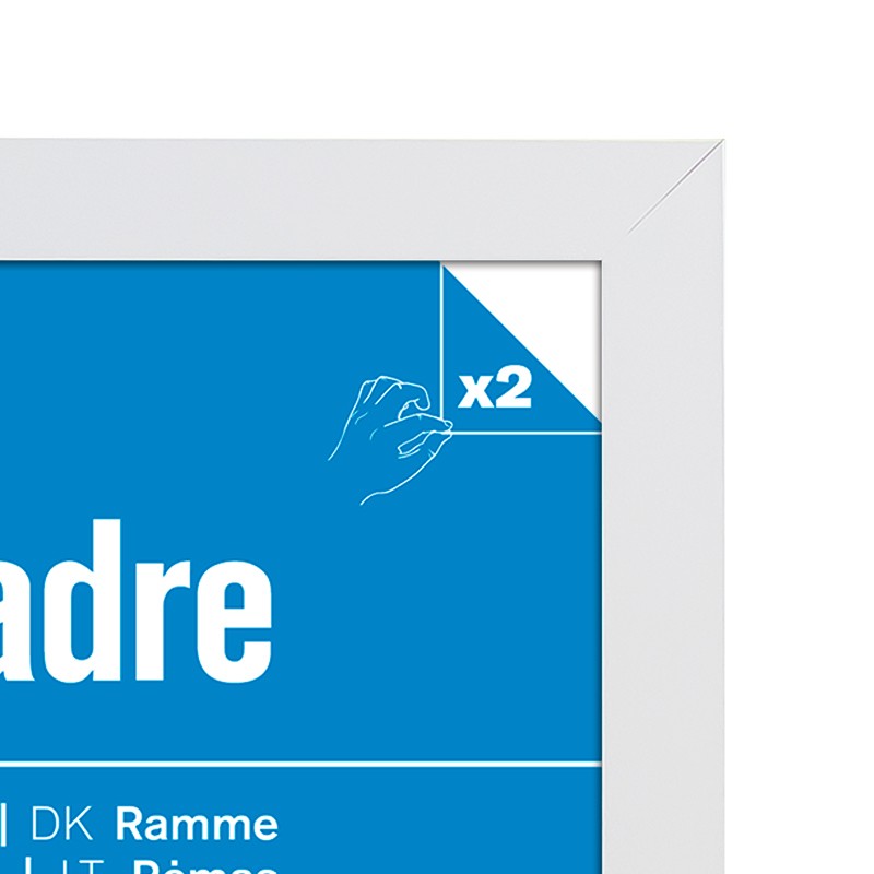 MDF White Frame (40 x 40 cm)
