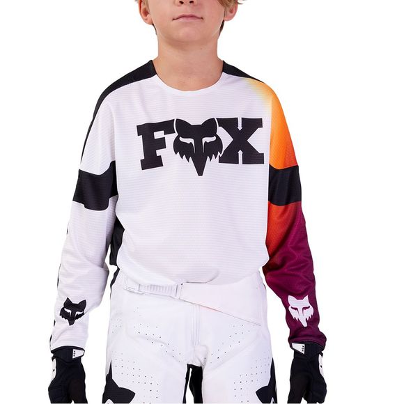 Maillot cross Fox ENFANT 360 STREAK - BlancRef : FX4225-C758
