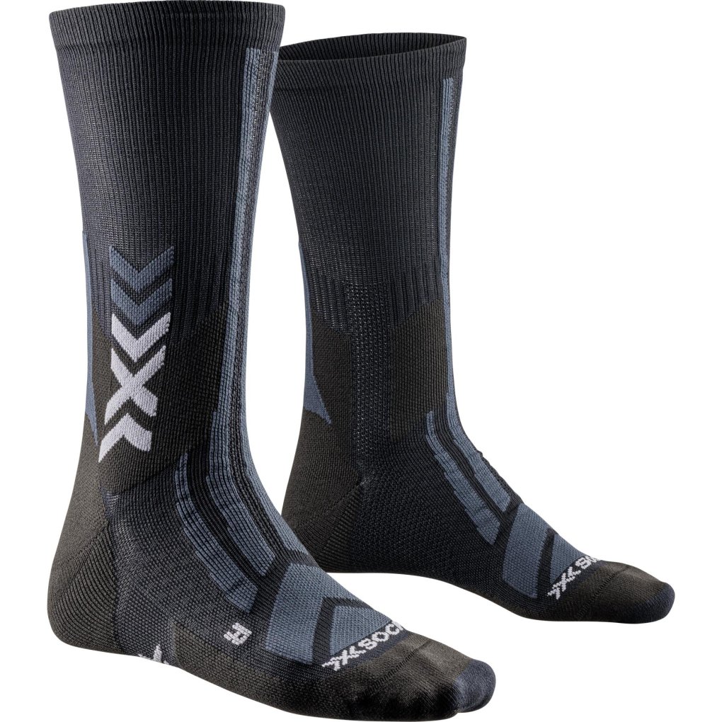 X-Socks Hike Discover Crew Socks - black/charcoal