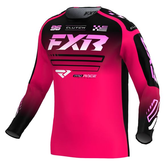 FXR CLUTCH 2026 cross jersey - Black / PinkRef: FXR1649