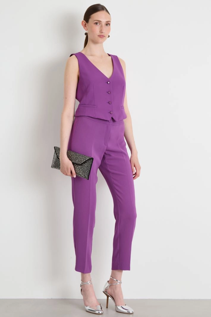 Slim-fit gilet - CYCLAMEN