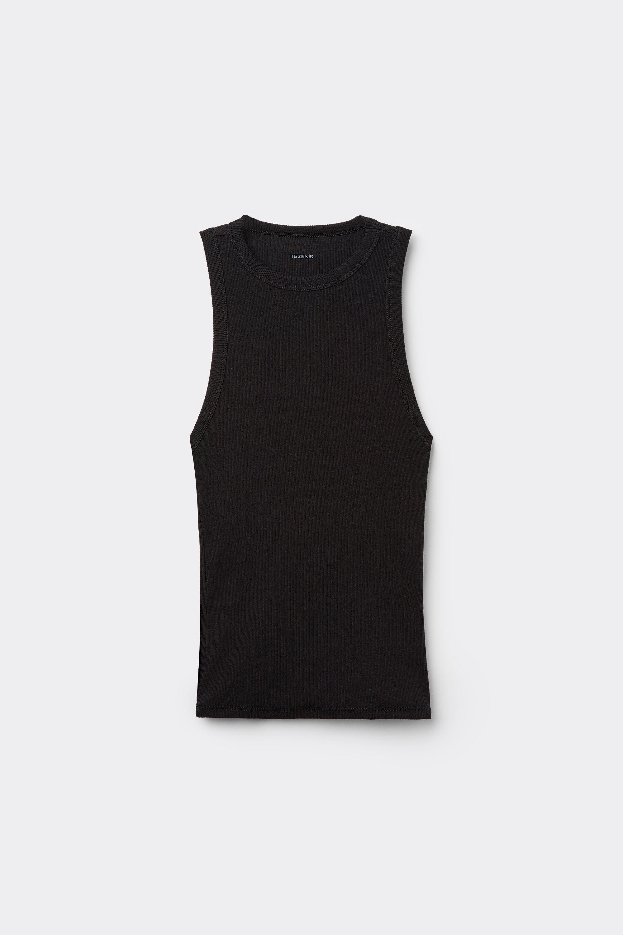 Ribbed Cotton Racer Back Camisole