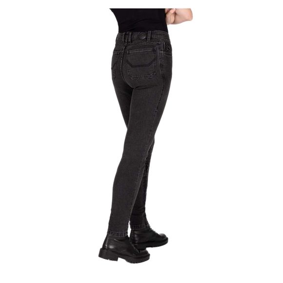 Jean Moto Knox Colton short FEMME - Skinny - NoirRef : KNX0150