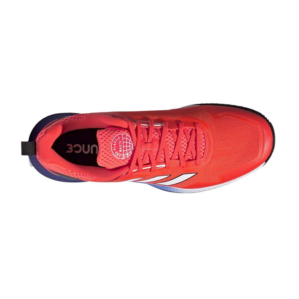 RED ADIDAS DEFIANT SPEED CLAY HQ8452