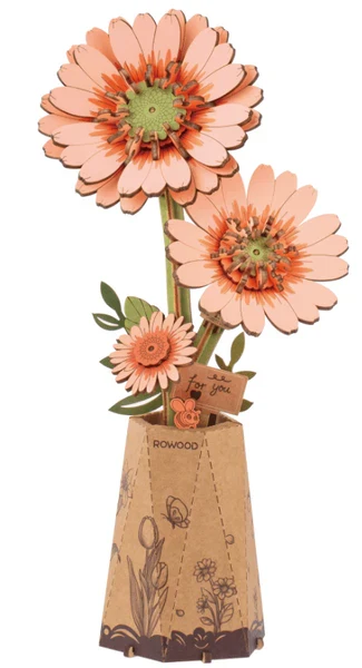 Orange Gerbera Daisy Robotime TW111