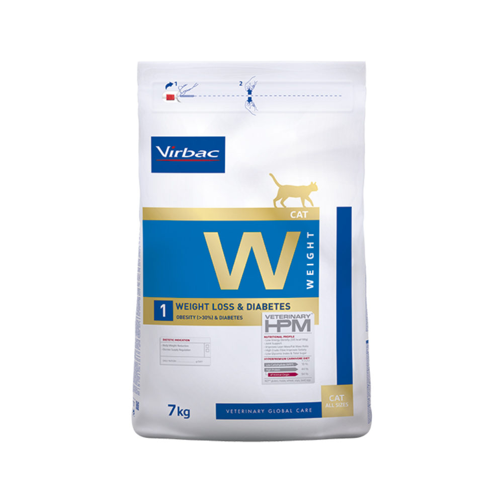 Veterinary HPM Clinical Diet Cat - Weight Loss & Diabetes - 3kg