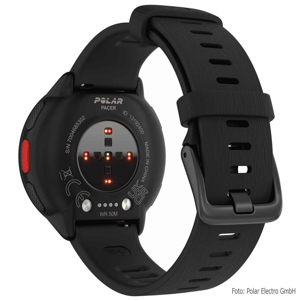 Polar Pacer GPS Running Watch - Night Black