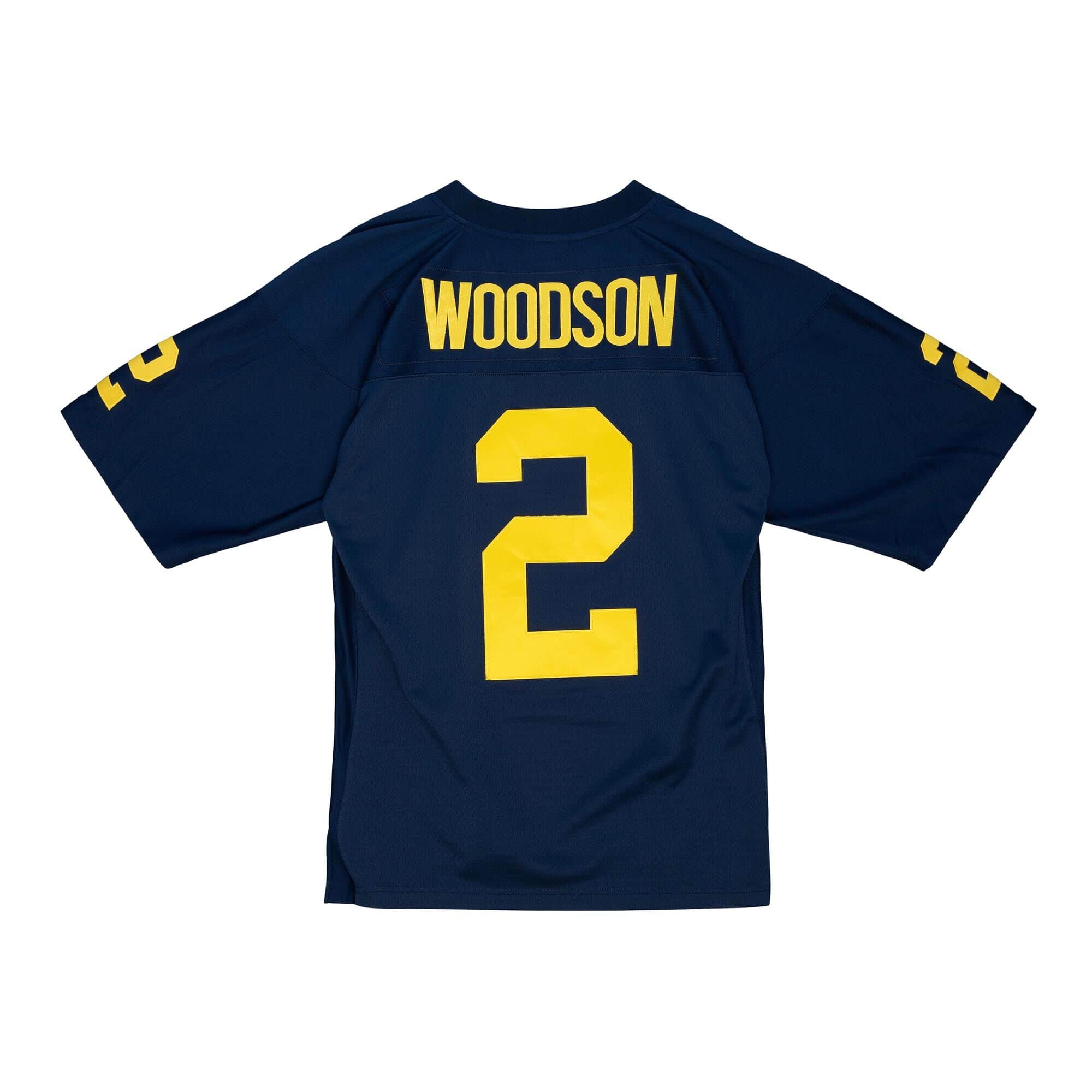 Charles Woodson #2 Michigan Wolverines 1997 Mitchell & Ness Legacy NCAA Jersey Navy